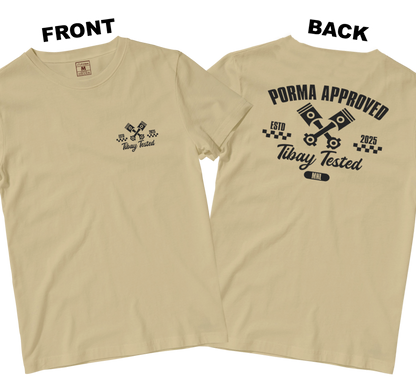 Cotton Shirt: Tibay Tested (Front and Back)