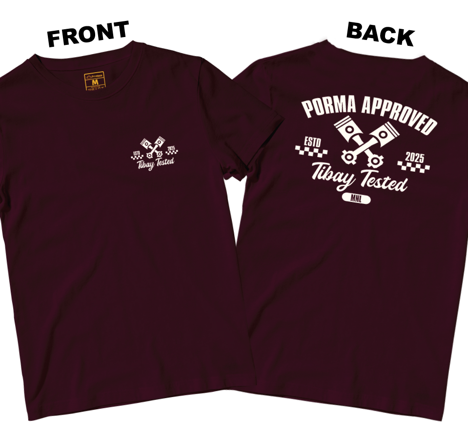 Cotton Shirt: Tibay Tested (Front and Back)