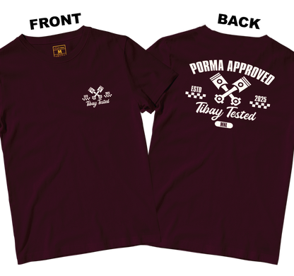 Cotton Shirt: Tibay Tested (Front and Back)