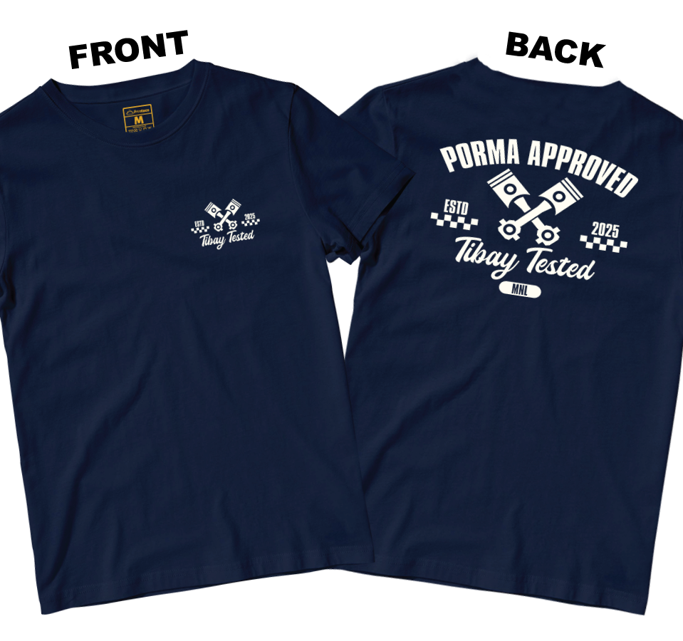 Cotton Shirt: Tibay Tested (Front and Back)