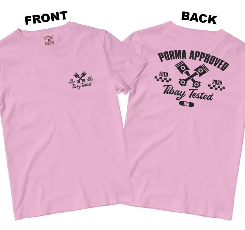 Cotton Shirt: Tibay Tested (Front and Back)