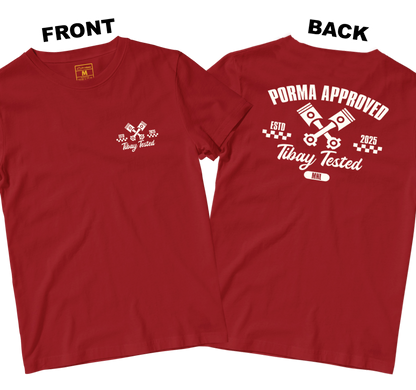 Cotton Shirt: Tibay Tested (Front and Back)