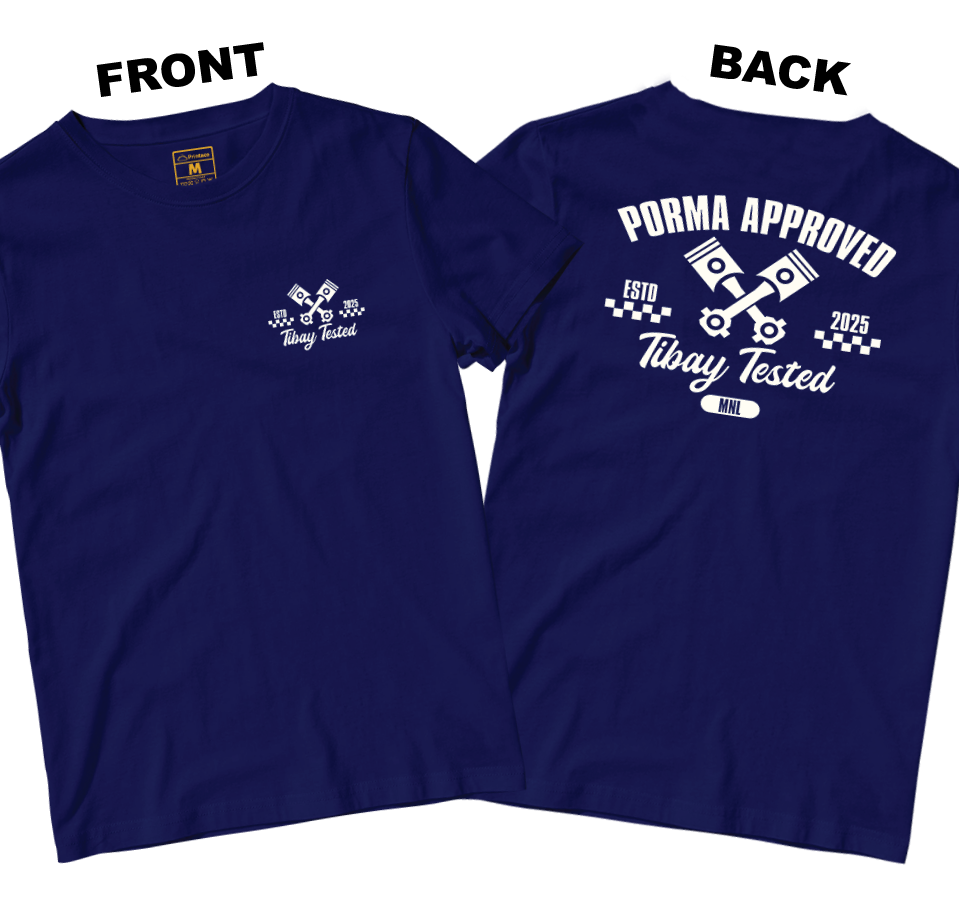 Cotton Shirt: Tibay Tested (Front and Back)