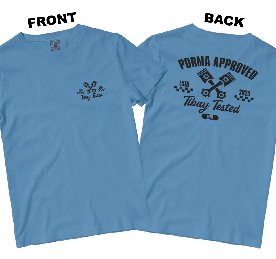 Cotton Shirt: Tibay Tested (Front and Back)