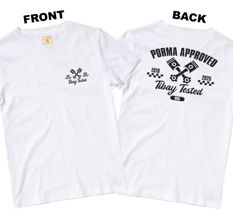 Cotton Shirt: Tibay Tested (Front and Back)