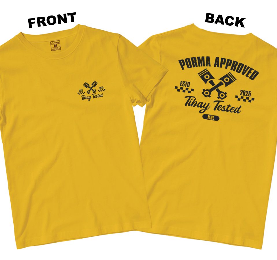 Cotton Shirt: Tibay Tested (Front and Back)