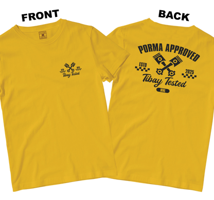 Cotton Shirt: Tibay Tested (Front and Back)