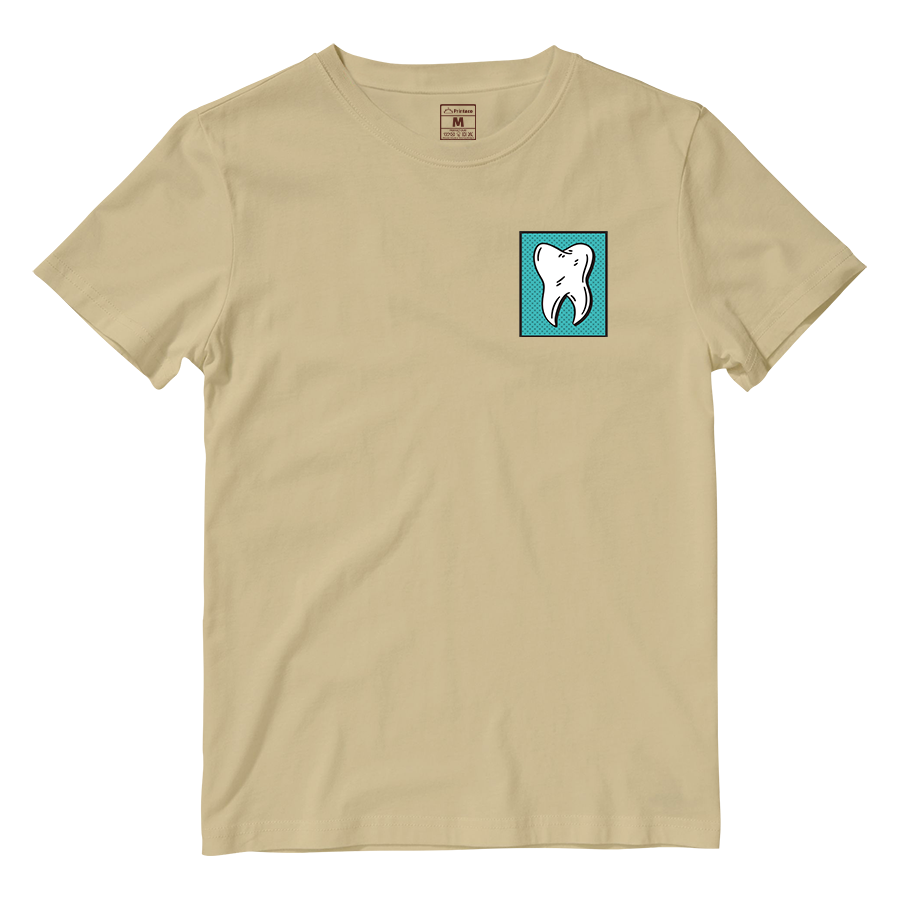 Cotton Shirt: Tooth Comic Pocket