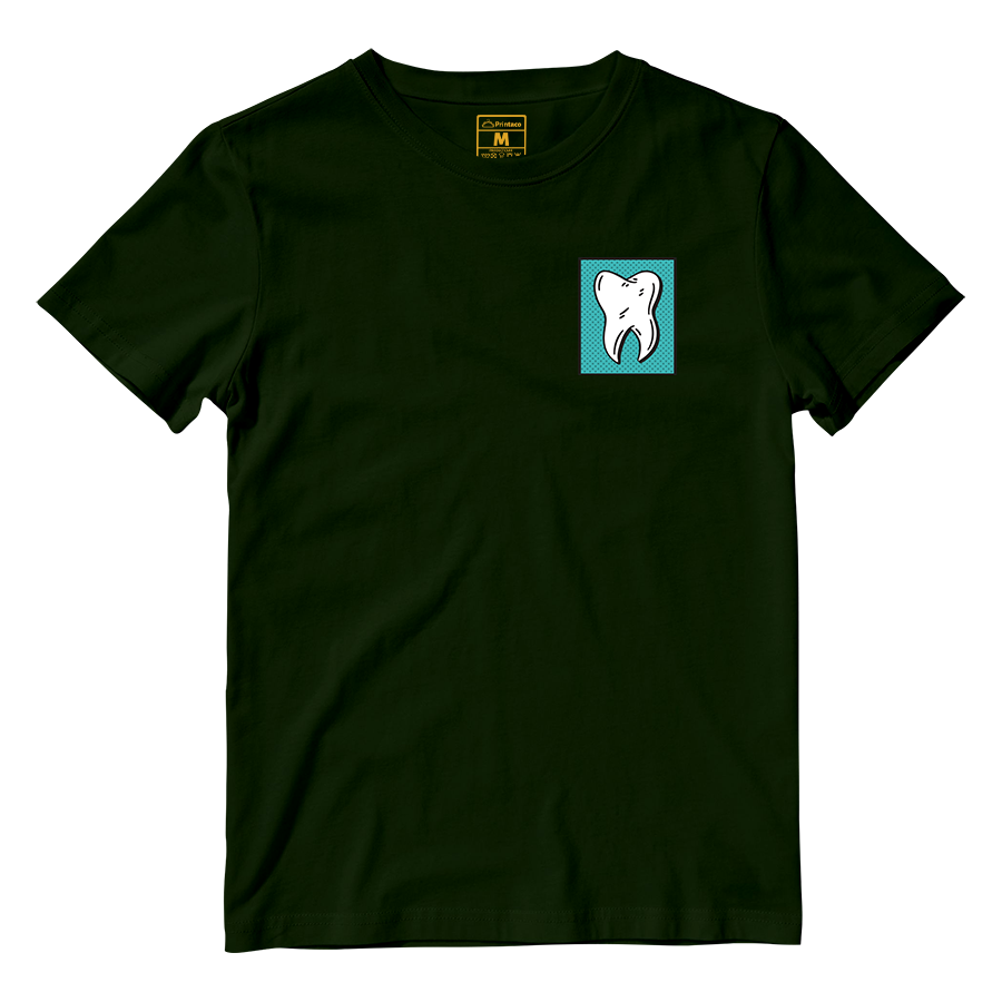 Cotton Shirt: Tooth Comic Pocket