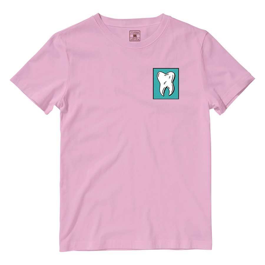 Cotton Shirt: Tooth Comic Pocket