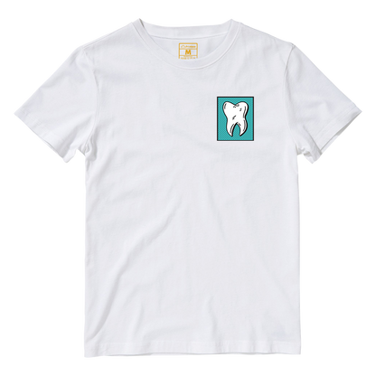 Cotton Shirt: Tooth Comic Pocket