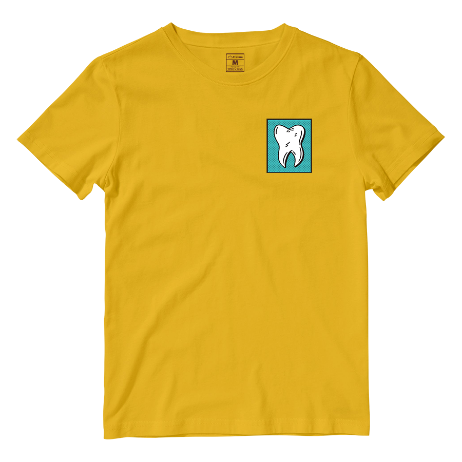 Cotton Shirt: Tooth Comic Pocket