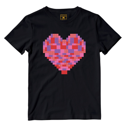 Cotton Shirt: Toy Brick Heart