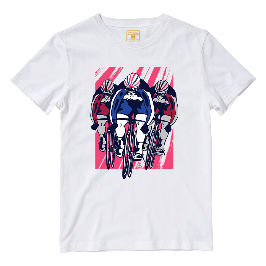 Cotton Shirt: Track Cyclist