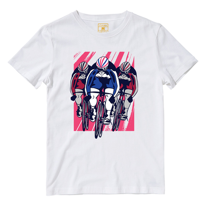 Cotton Shirt: Track Cyclist