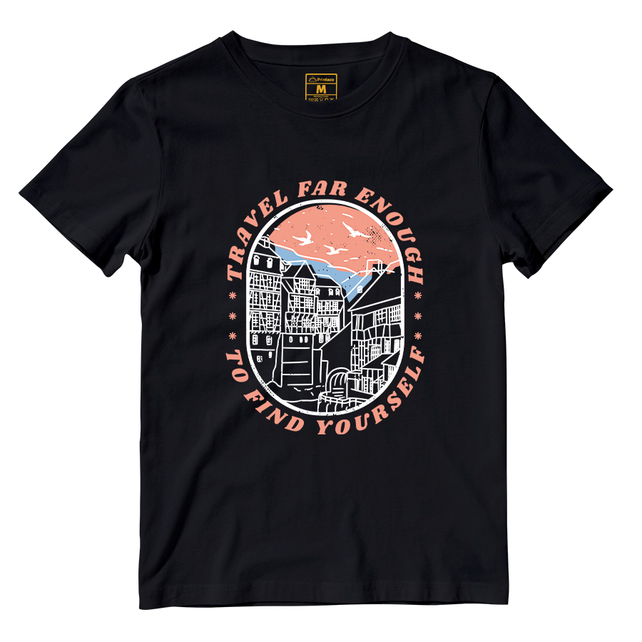 Cotton Shirt: Travel Far Enough