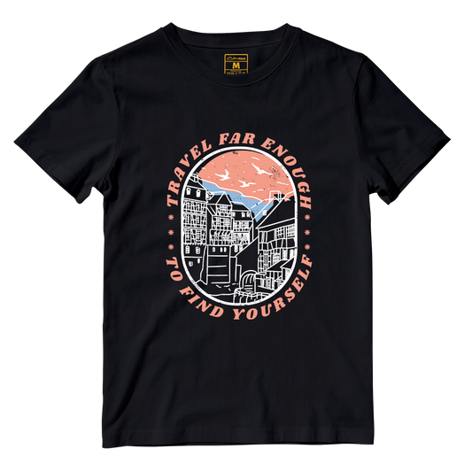 Cotton Shirt: Travel Far Enough