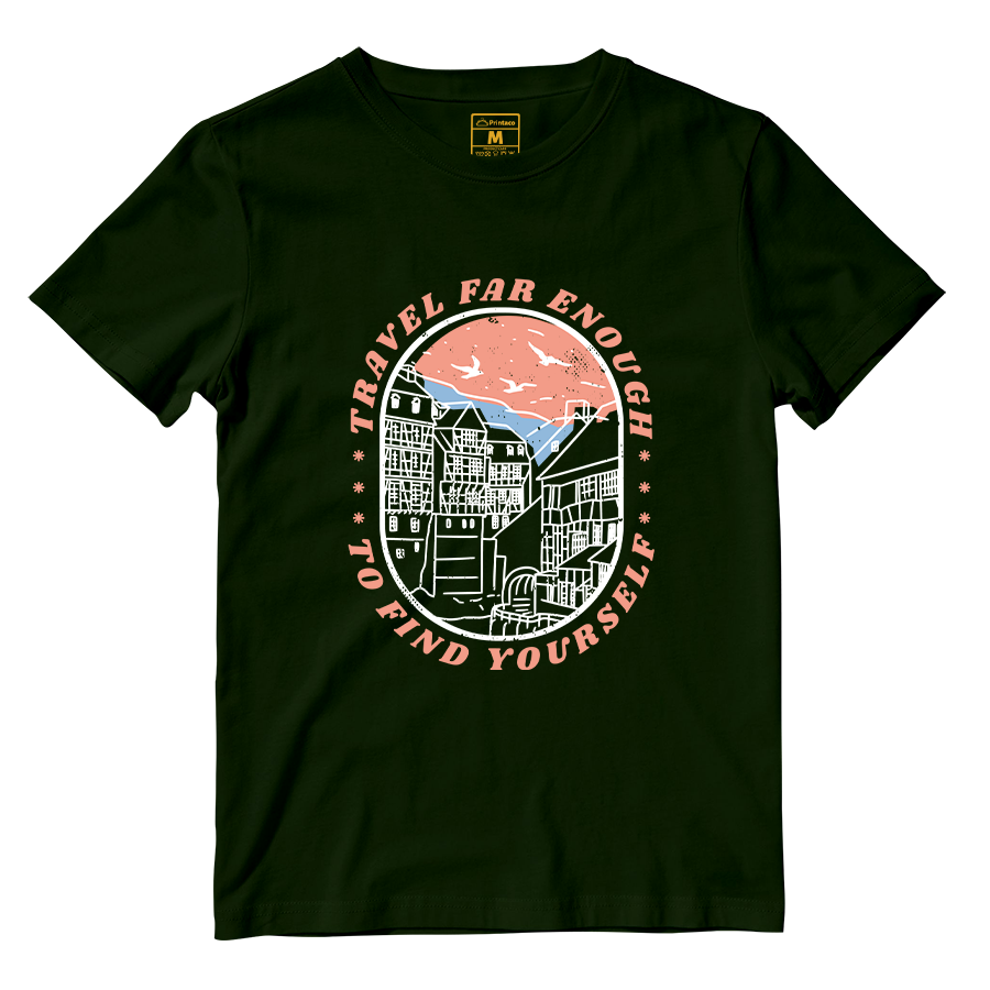 Cotton Shirt: Travel Far Enough