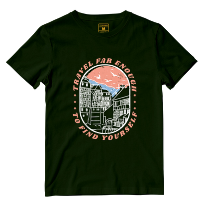 Cotton Shirt: Travel Far Enough