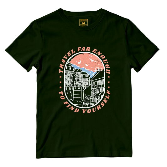 Cotton Shirt: Travel Far Enough