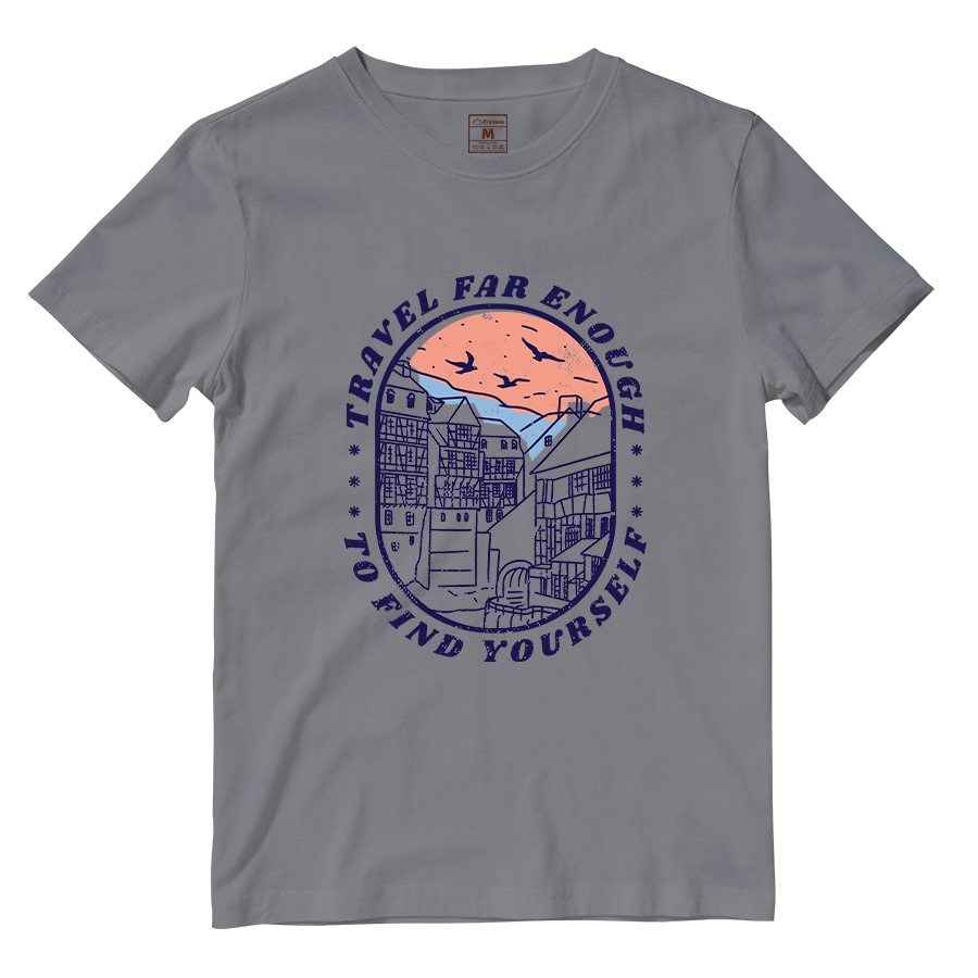 Cotton Shirt: Travel Far Enough