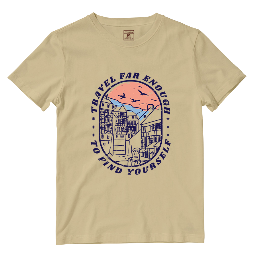 Cotton Shirt: Travel Far Enough