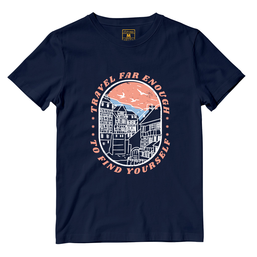 Cotton Shirt: Travel Far Enough