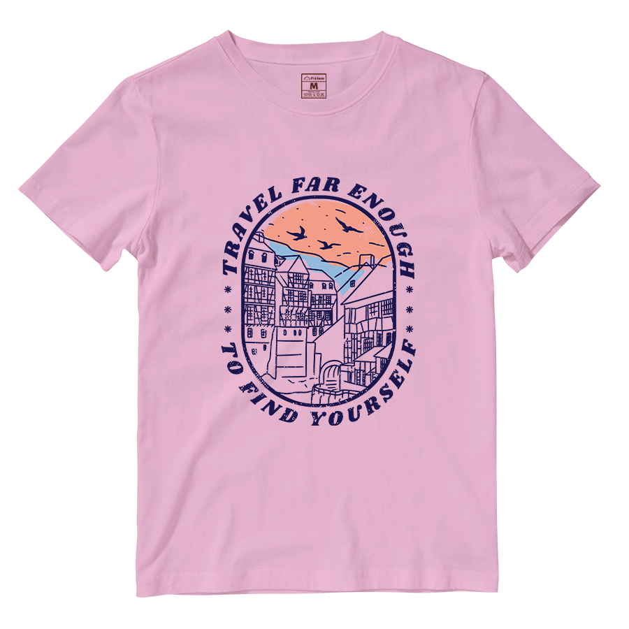 Cotton Shirt: Travel Far Enough