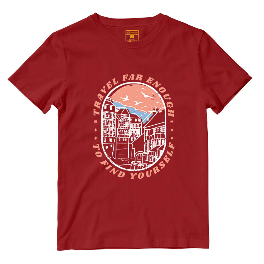 Cotton Shirt: Travel Far Enough