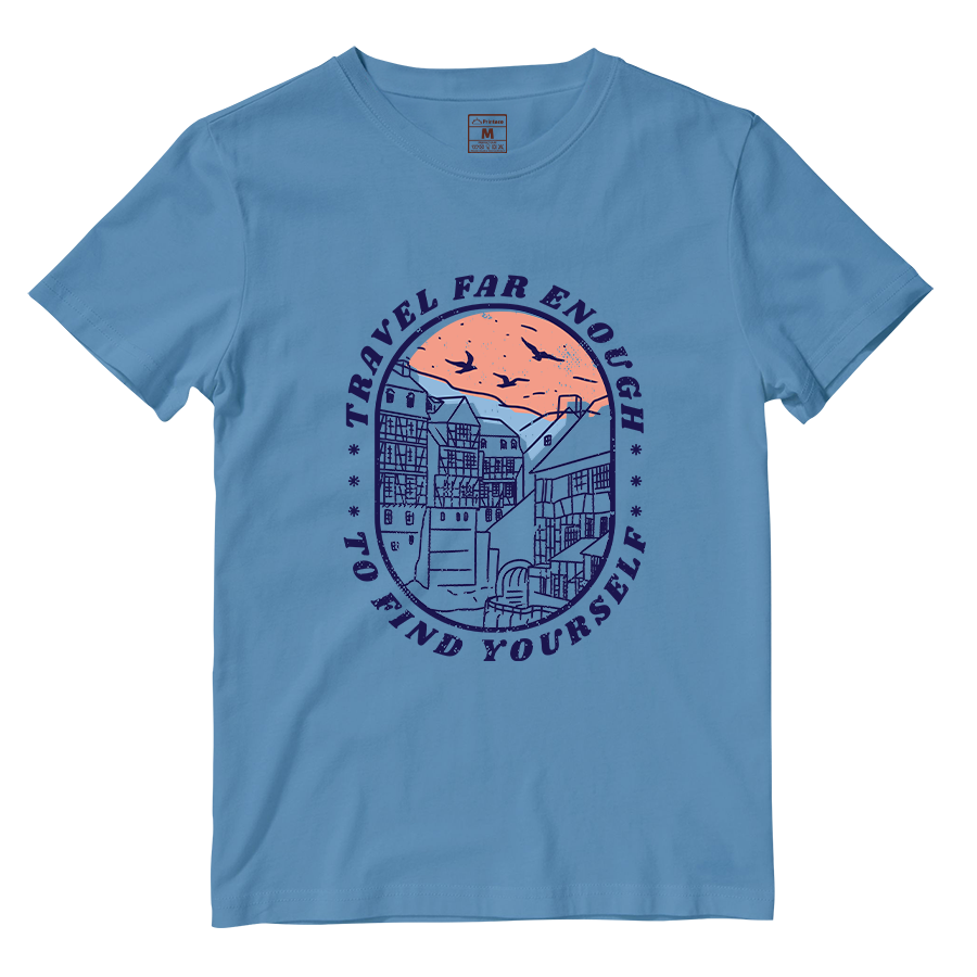 Cotton Shirt: Travel Far Enough