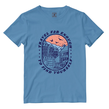 Cotton Shirt: Travel Far Enough