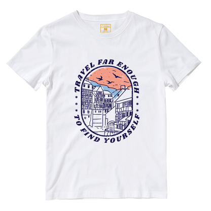 Cotton Shirt: Travel Far Enough