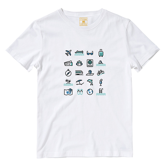 Cotton Shirt: Travel Icon