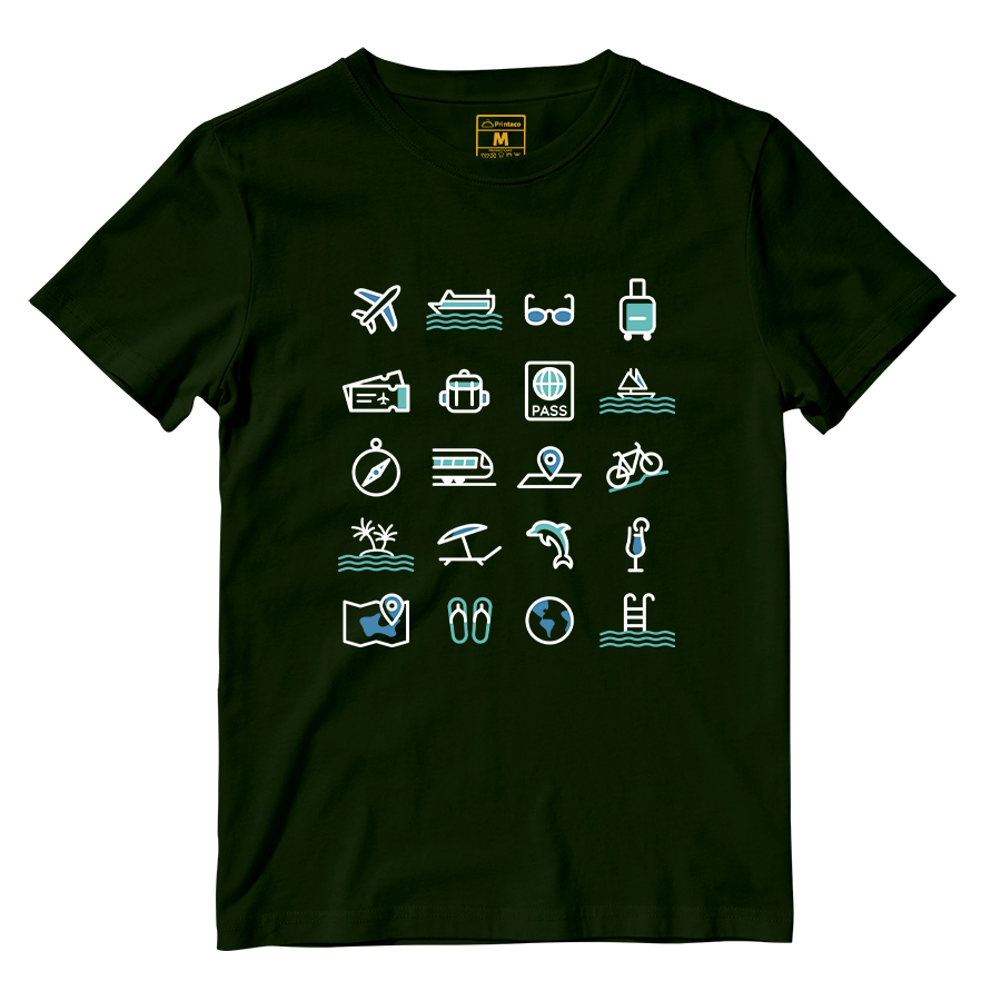 Cotton Shirt: Travel Icon
