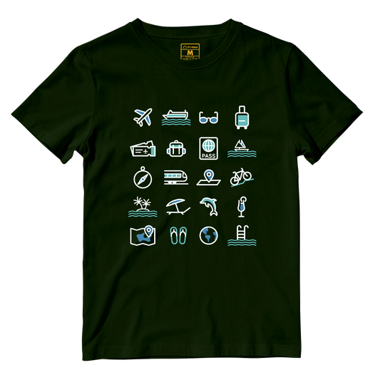 Cotton Shirt: Travel Icon