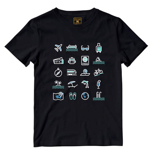 Cotton Shirt: Travel Icon