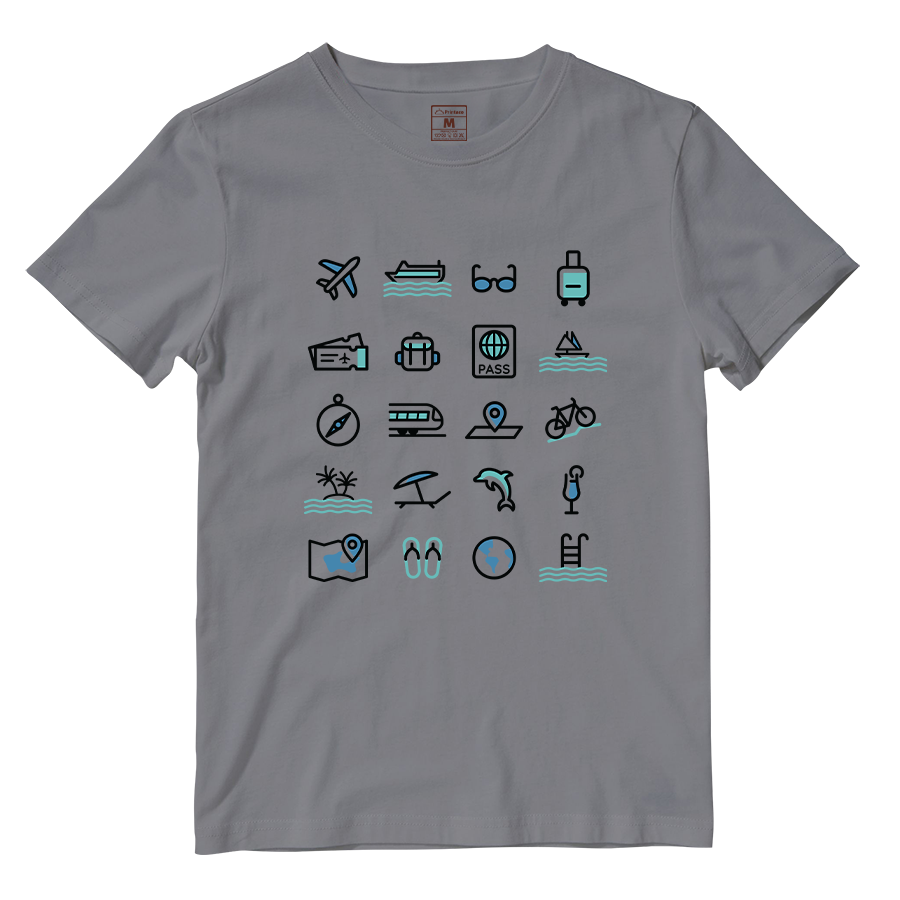 Cotton Shirt: Travel Icon