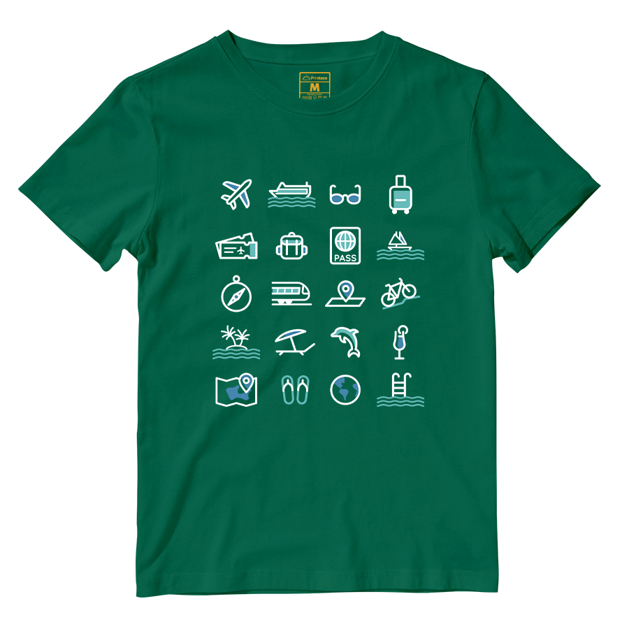 Cotton Shirt: Travel Icon