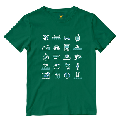 Cotton Shirt: Travel Icon