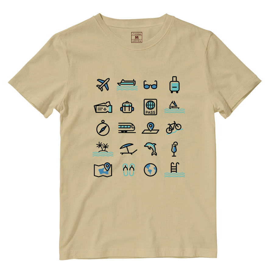 Cotton Shirt: Travel Icon