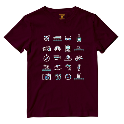 Cotton Shirt: Travel Icon