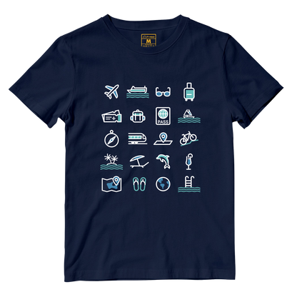 Cotton Shirt: Travel Icon