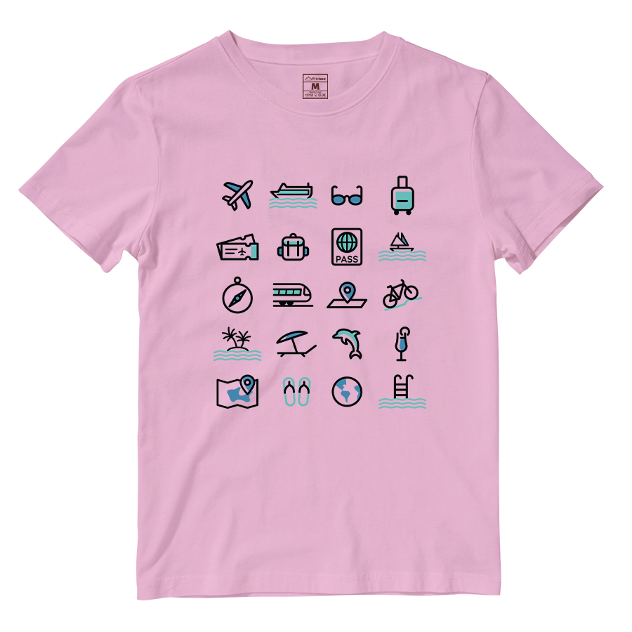 Cotton Shirt: Travel Icon