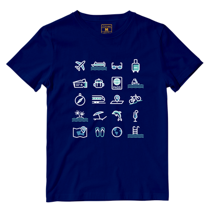 Cotton Shirt: Travel Icon