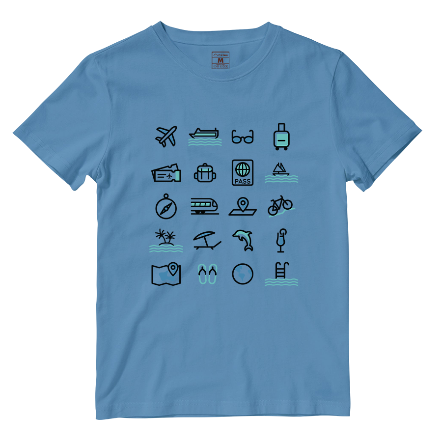 Cotton Shirt: Travel Icon