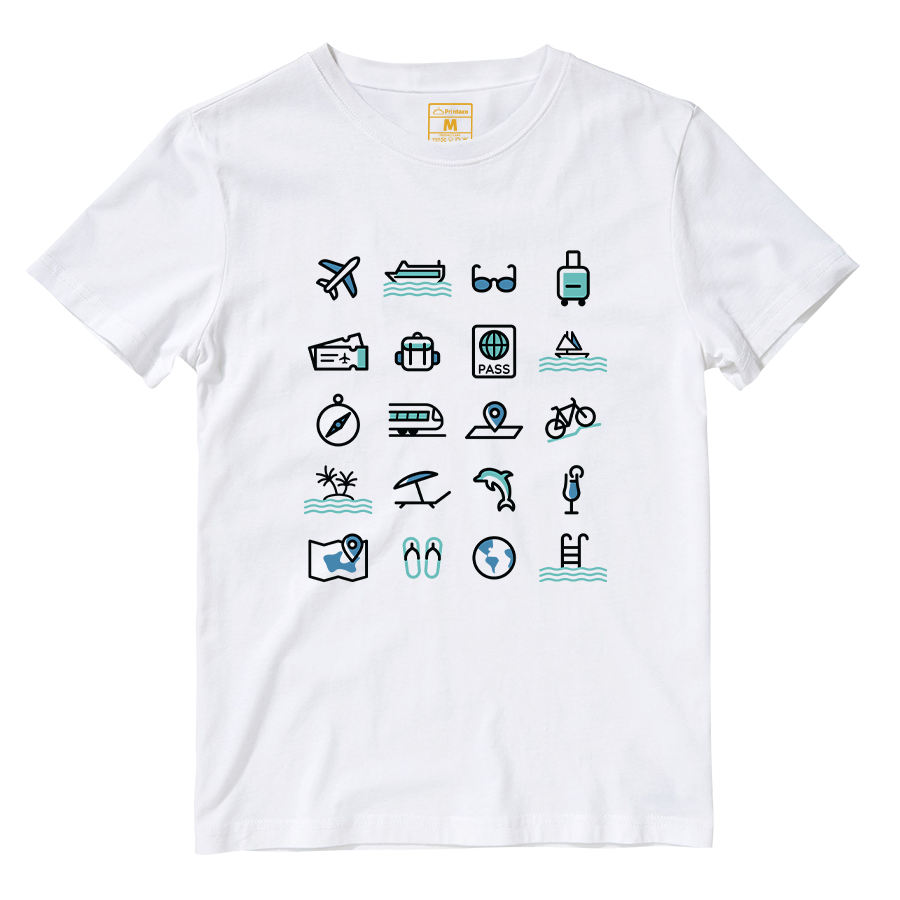 Cotton Shirt: Travel Icon