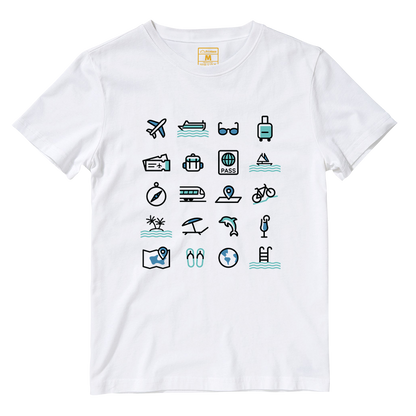 Cotton Shirt: Travel Icon