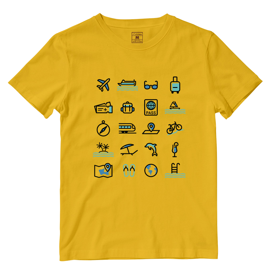Cotton Shirt: Travel Icon