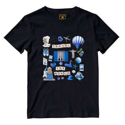 Cotton Shirt: Travel Magazine Cutout