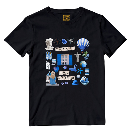 Cotton Shirt: Travel Magazine Cutout